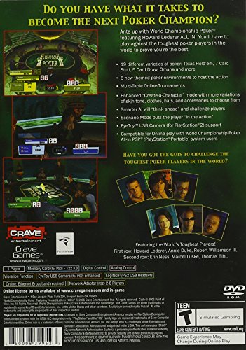 World Championship Poker All In Featurin - PLAYSTATION 2
