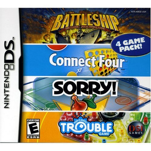Battleship/Connect 4/Sorry/Trouble - NINTENDO DS