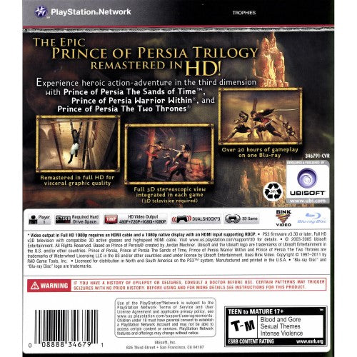 Prince of Persia Trilogy - PS3