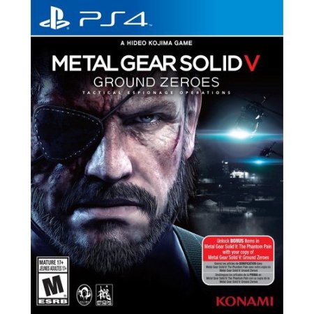 METAL GEAR SOLID V GROUND ZEROES - PS4