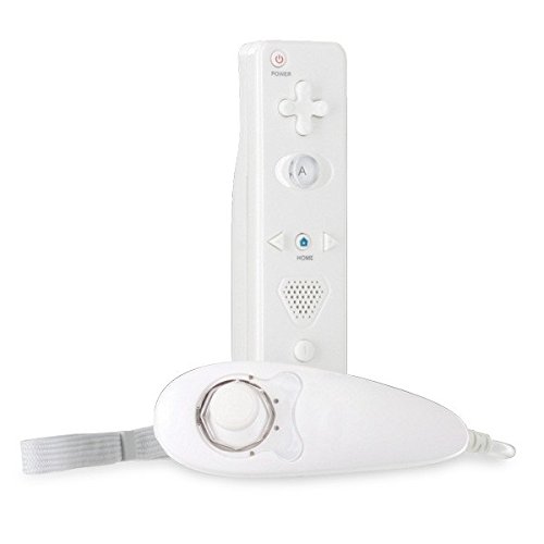CONTROLLER: REMOTE/NUNCHUK (WHITE) - WII/WII U: CONTROLLER