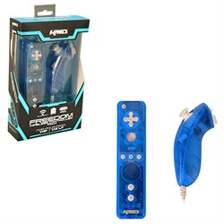 REMOTE/NUNCHUK: CLEAR BLUE - WII/WII U: CONTROLLER (KMD)
