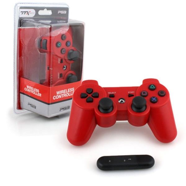 CONTROLLER: RED (WIRELESS) - PS3: CONTROLLER (TTX)