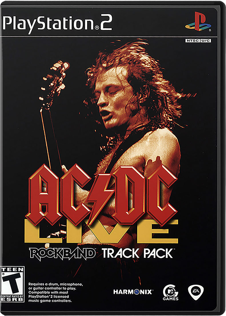 AC/DC Live Rockband Track Pack - PLAYSTATION 2