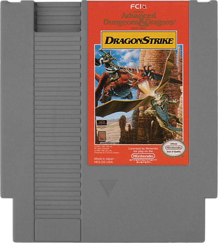Advanced Dungeons & Dragons Dragon Strik - NINTENDO 8 BIT
