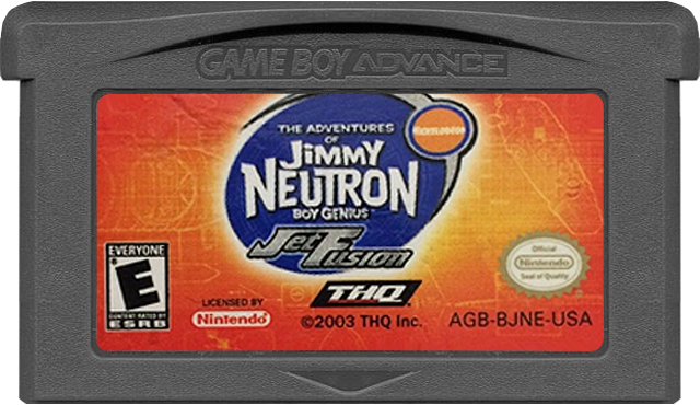 Jimmy Neutron Jet Fusion - GAMEBOY ADVANCE