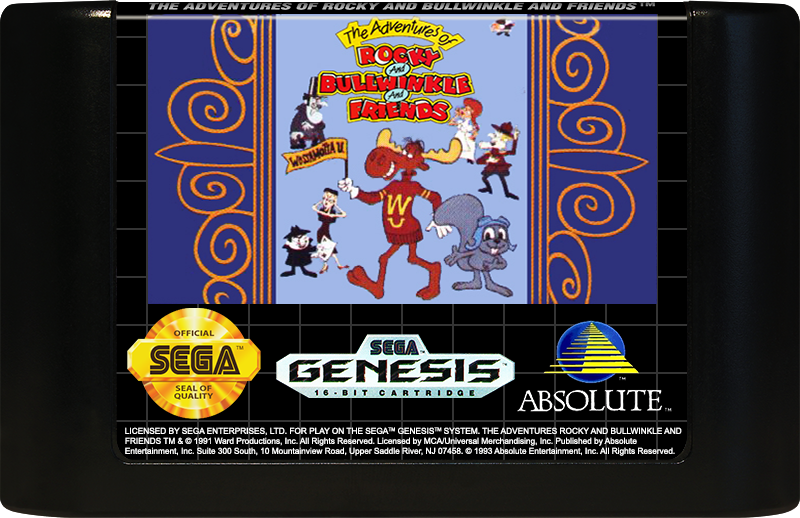 Adventures of Rocky And Bullwinkle And F - SEGA GENESIS