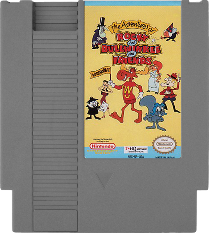 Adventures Of Rocky & Bullwinkle & Fri.. - NINTENDO 8 BIT