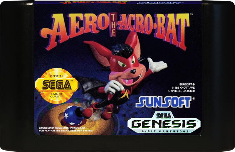 Aero The Acrobat - SEGA GENESIS