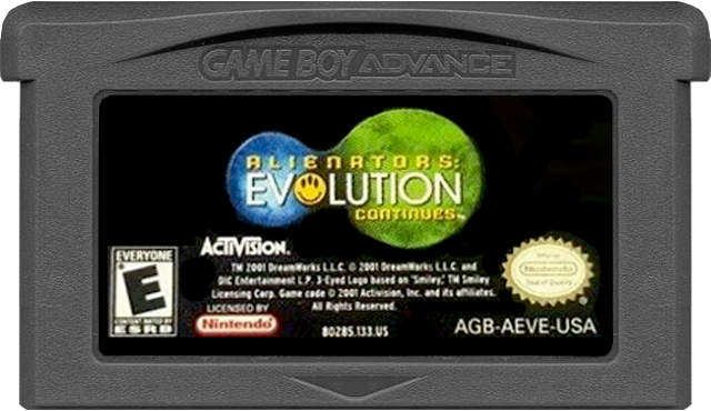 Alienators Evolution Continues - GAMEBOY ADVANCE