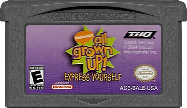 Nick. All Grown Up Express Yourself - GAMEBOY ADVANCE