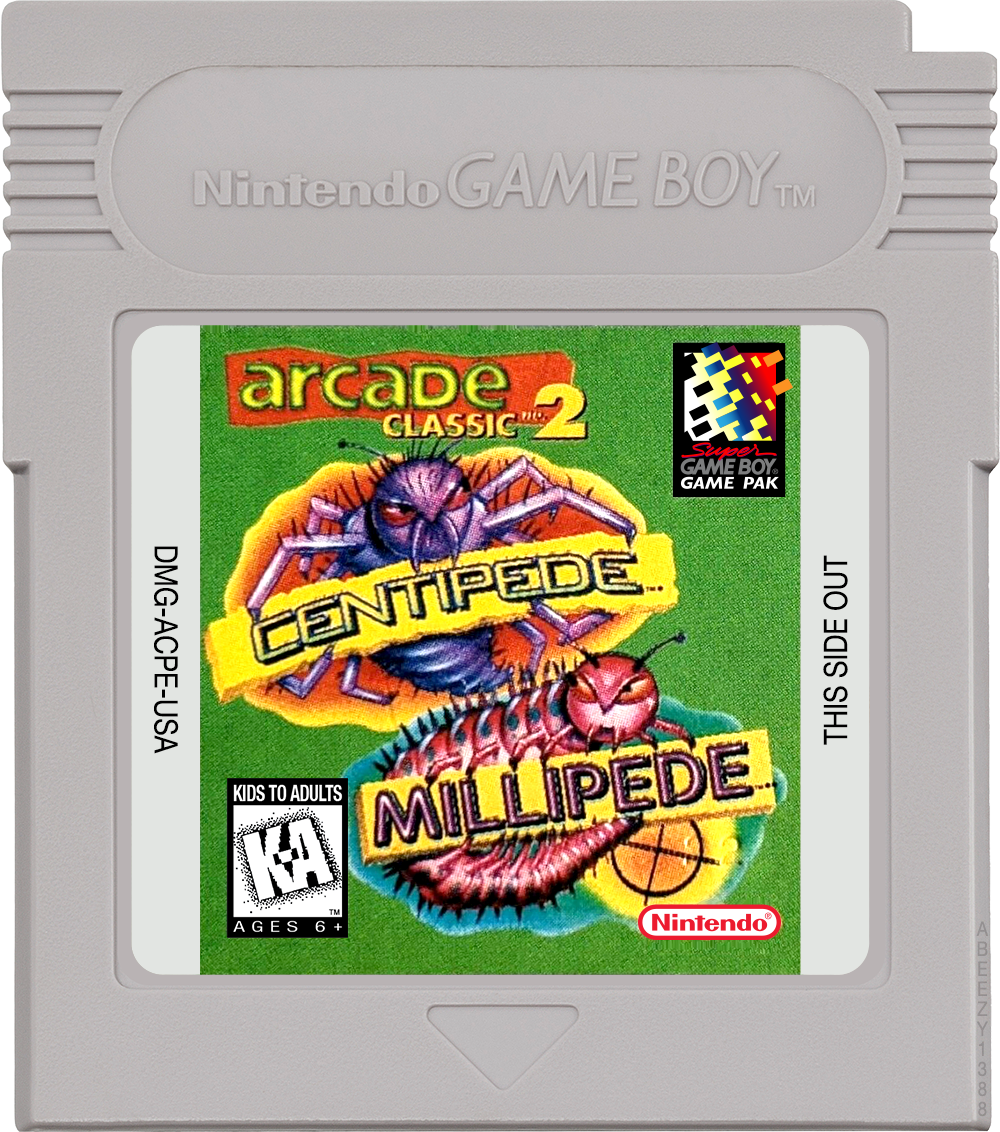 Centipede and Millipede - GAMEBOY