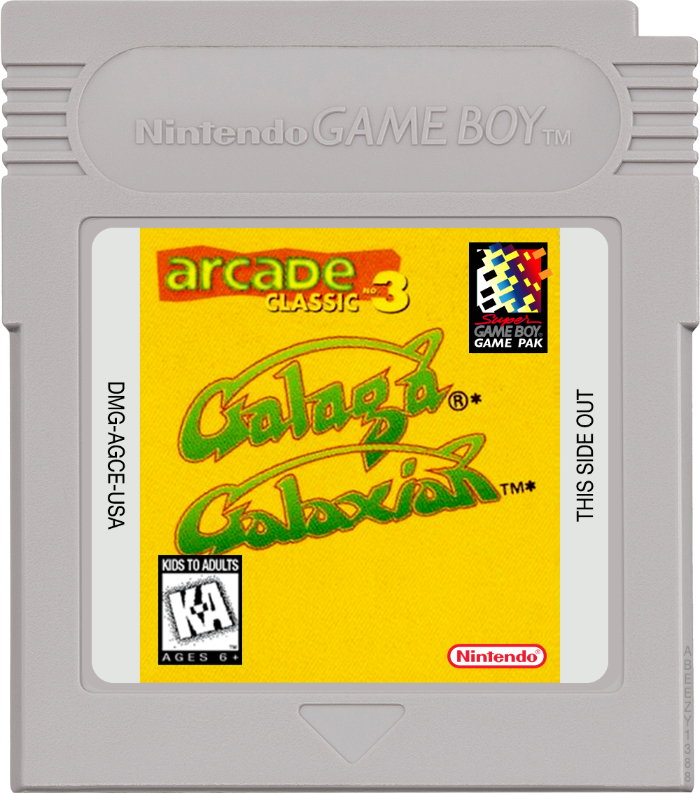 Arcade Classic 3: Galaga Galaxian - GAMEBOY