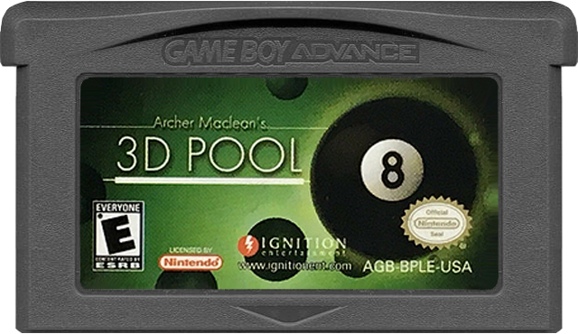 3D Pool - GAMEBOY ADVANCE