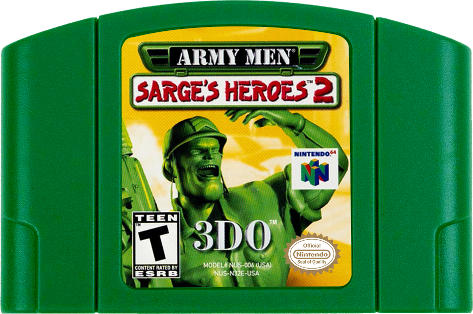 Army Men Sarges Heroes 2 NINTENDO 64 The Exchange Stores army-men-sarges-heroes-2-nintendo-64-the-exchange-stores