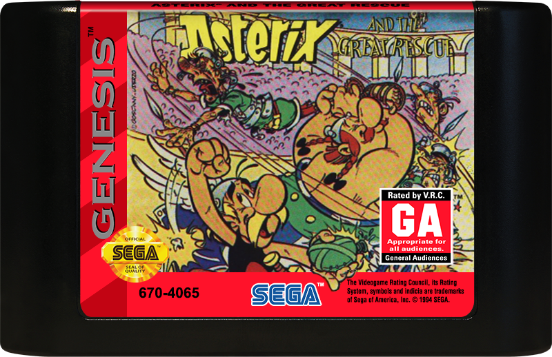 Asterix And The Great Rescue - SEGA GENESIS