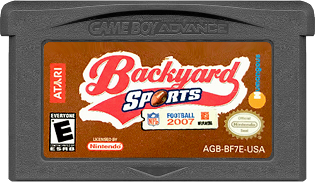 Backyard Sports NFL Footbal 2007 - GAMEBOY ADVANCE