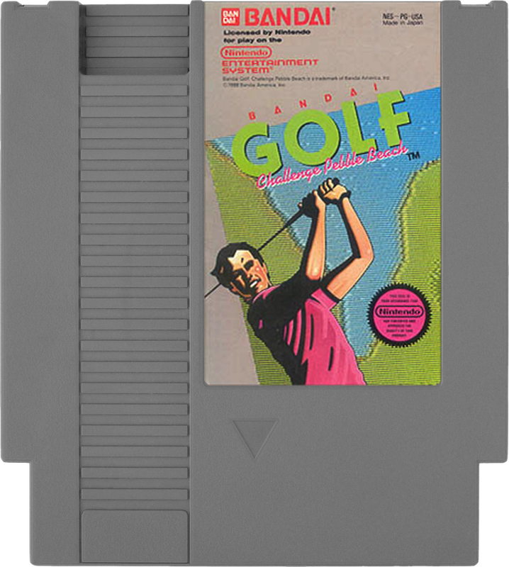 Bandai Golf Challenge Pebble Beach - NINTENDO 8 BIT