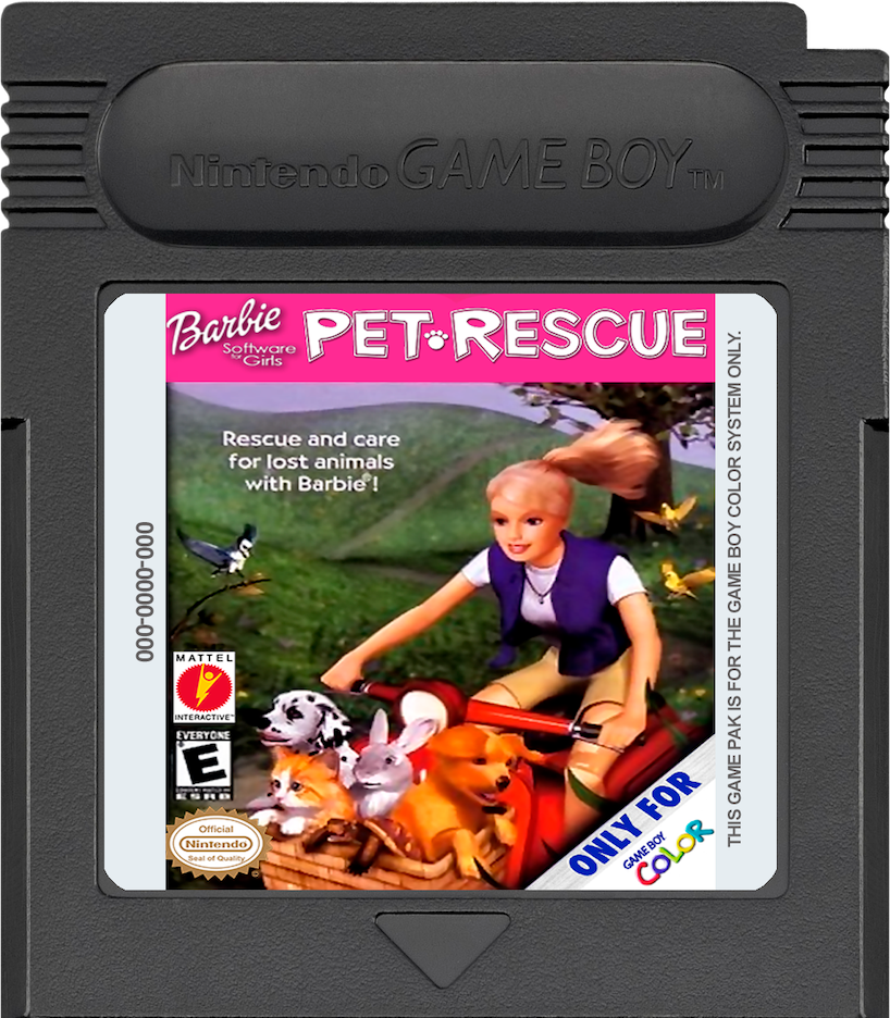 Barbie Pet Rescue GAMEBOY COLOR The Exchange Stores