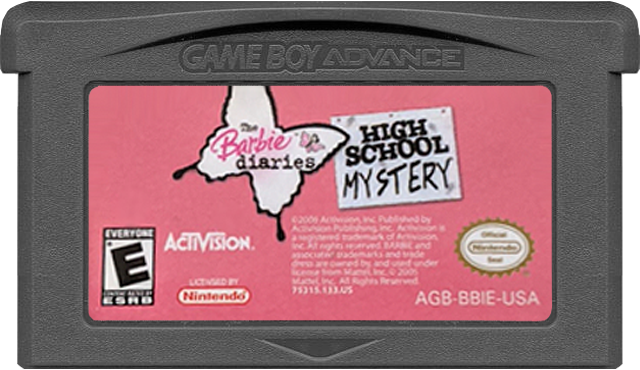 Barbie Diaries High School Mysteries - GAMEBOY ADVANCE