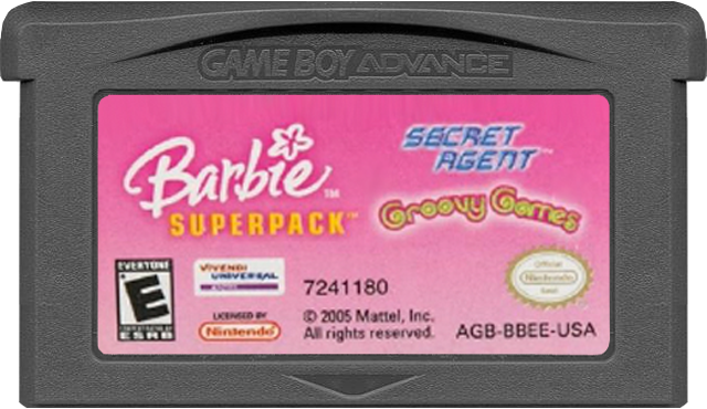 Barbie Superpack Secret Agent/Groovy Gam - GAMEBOY ADVANCE