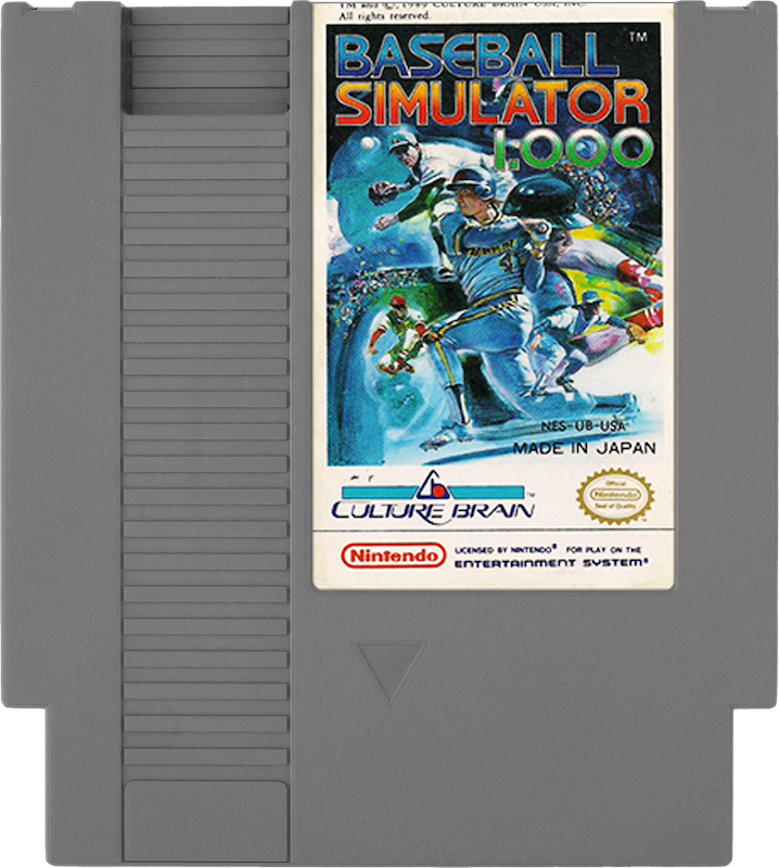 Baseball Simulator 1000 - NINTENDO 8 BIT