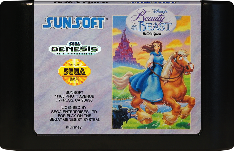 Beauty & The Beast - Belles Quest - SEGA GENESIS