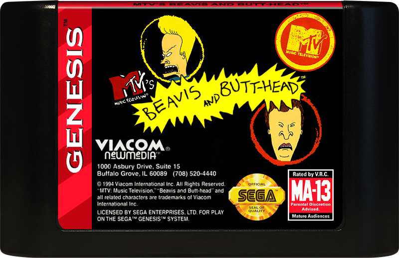 Beavis And Butthead - SEGA GENESIS