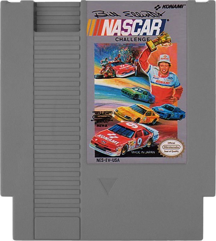 BILL ELLIOTTS NASCAR CHALLENGE - NINTENDO 8 BIT