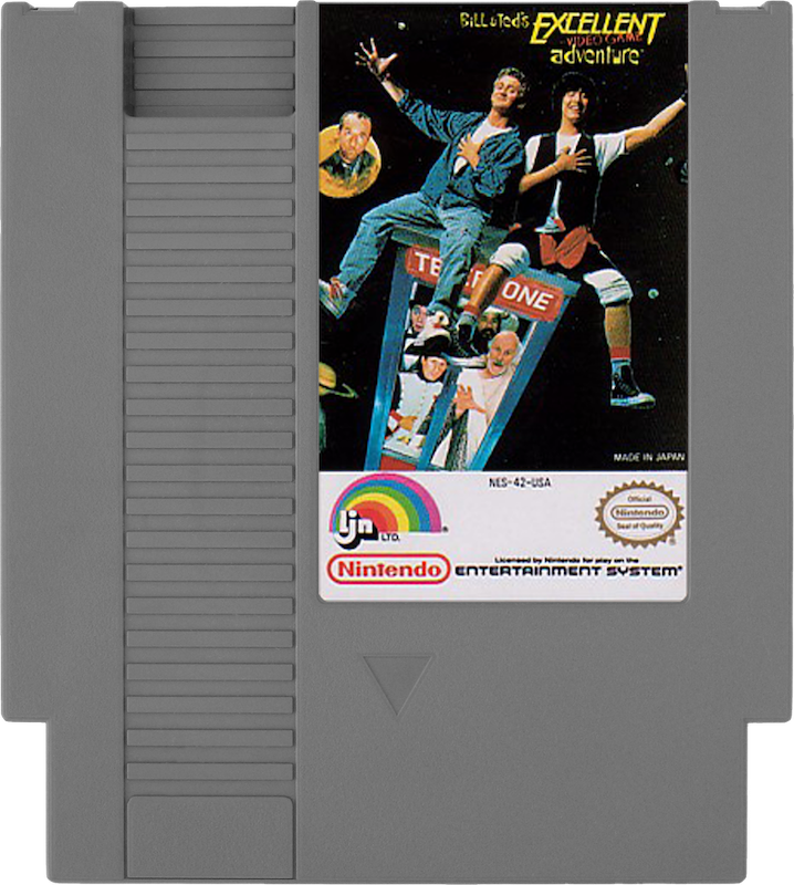 Bill & Teds Excellent Video Game Adventu - NINTENDO 8 BIT