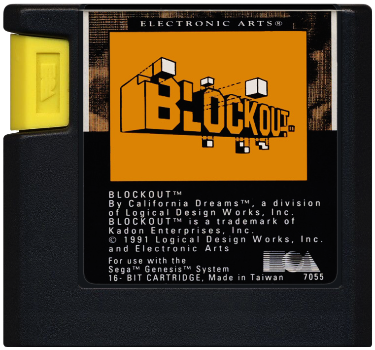 BLOCKOUT - SEGA GENESIS