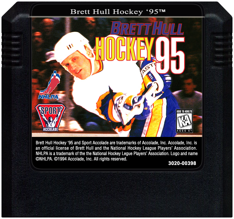 Brett Hull Hockey 95 - SEGA GENESIS