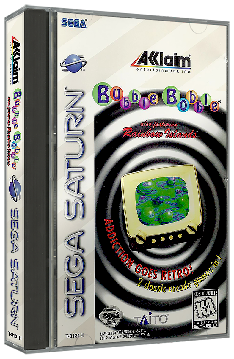 Bubble Bobble Also Featuring Rainbow Isl - SEGA SATURN
