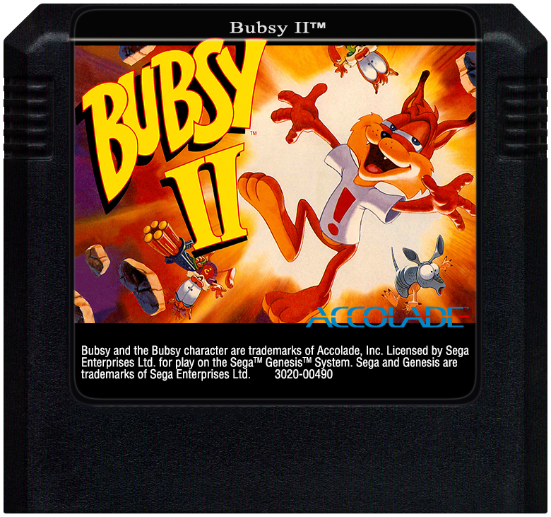 Bubsy II - SEGA GENESIS