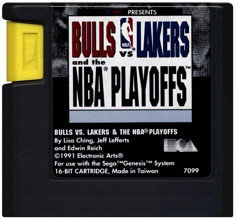 Bulls Vs Lakers & The NBA Playoffs - SEGA GENESIS