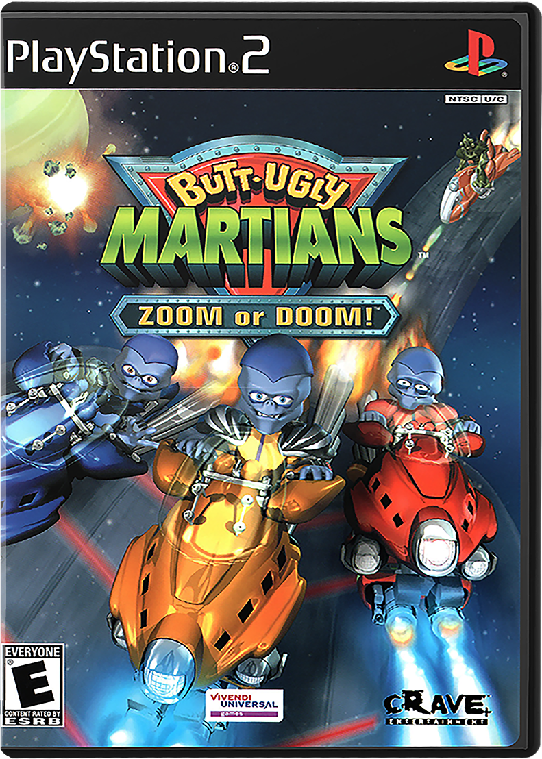 BUTT UGLY MARTIANS ZOOM - PLAYSTATION 2