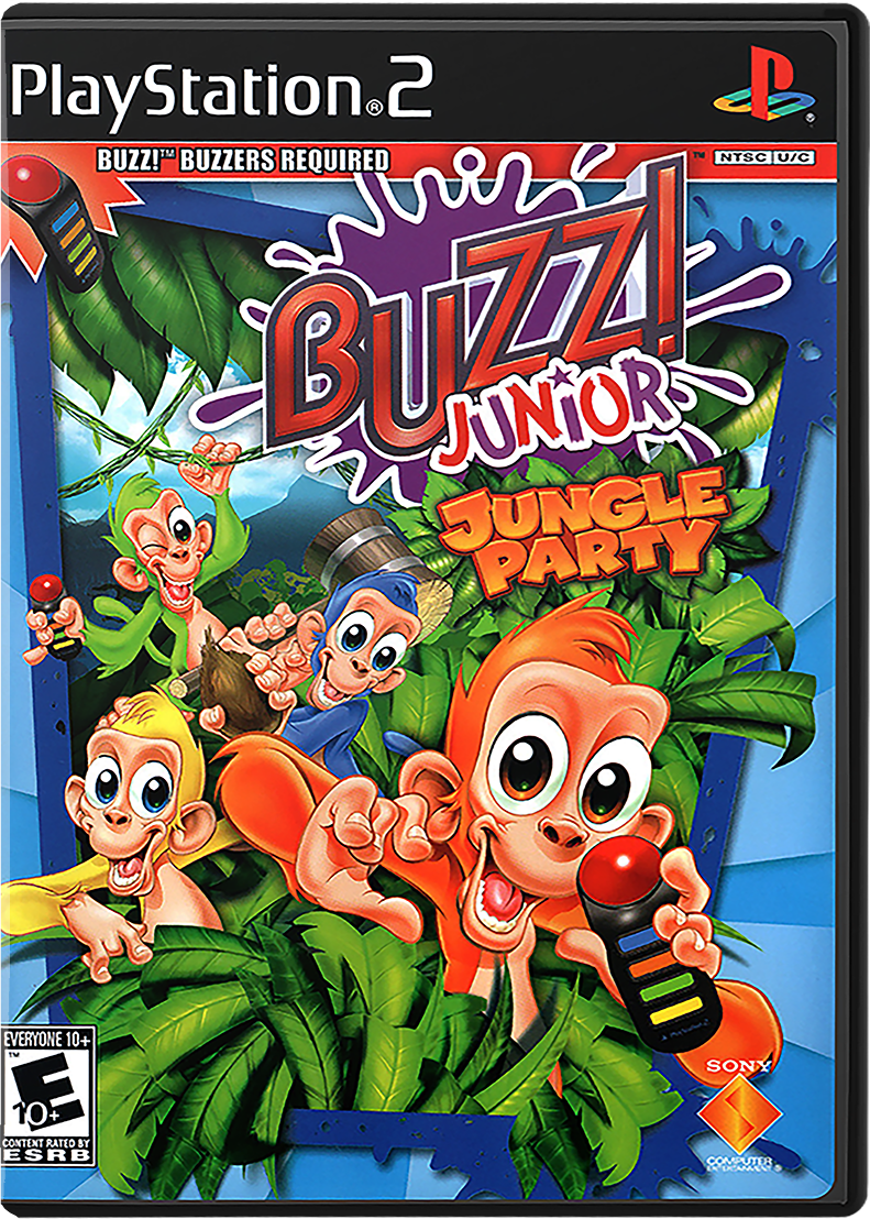 Buzz Junior Jungle Party w/4 Buzzers - PLAYSTATION 2