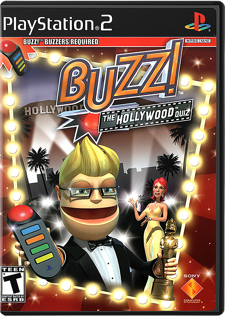 Buzz The Hollywood Quiz - PLAYSTATION 2