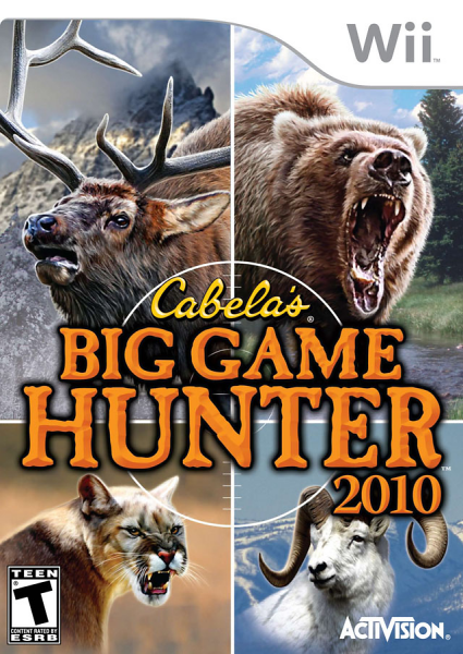 CABELAS BIG GAME HUNTER 2010 - WII