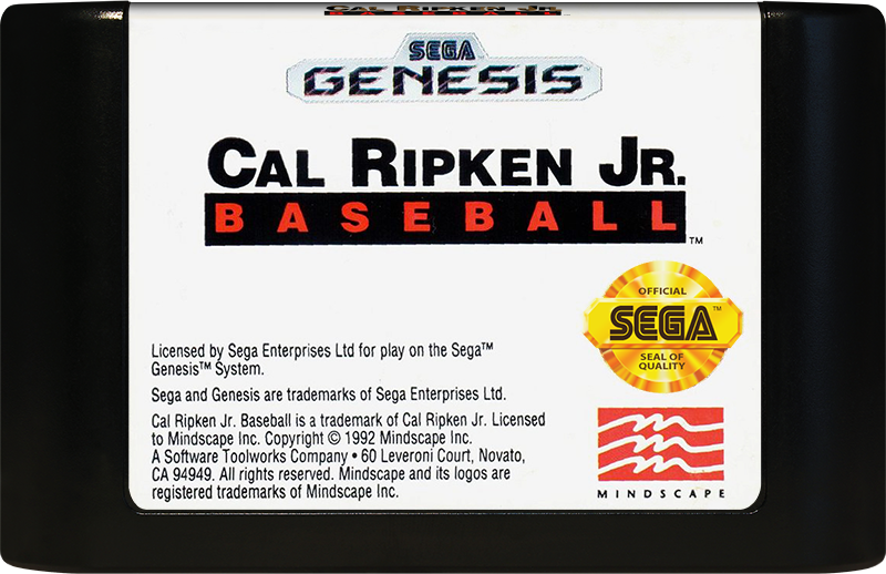 Cal Ripken Jr. Baseball - SEGA GENESIS