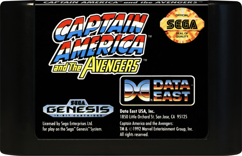 Captain America and The Avengers - SEGA GENESIS