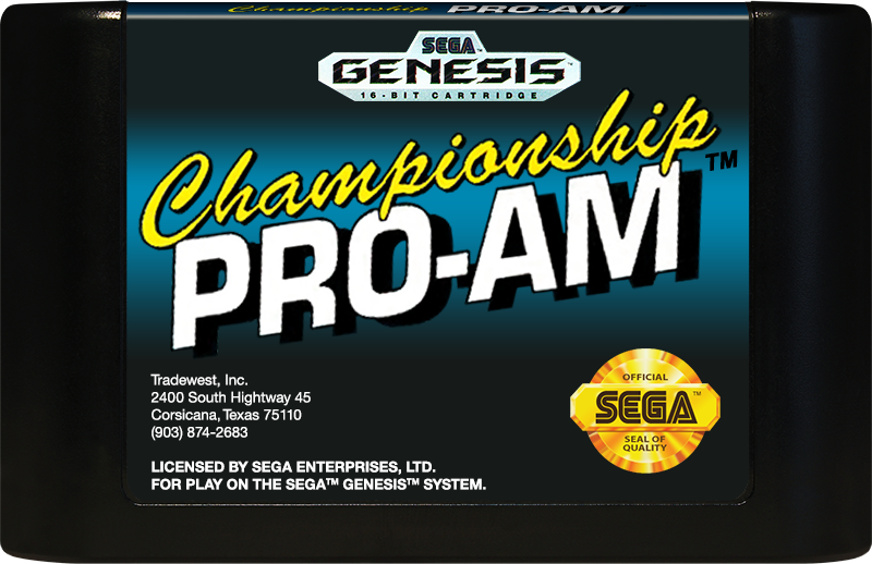 Championship Pro Am - SEGA GENESIS