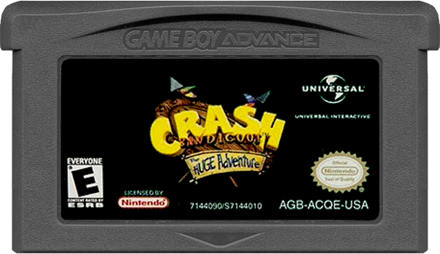 Crash Bandicoot The Huge Adventure - GAMEBOY ADVANCE