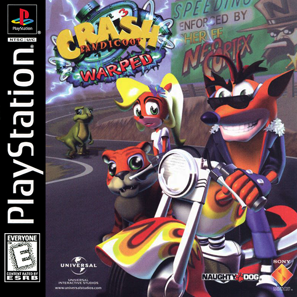 Crash Bandicoot Warped - PLAYSTATION