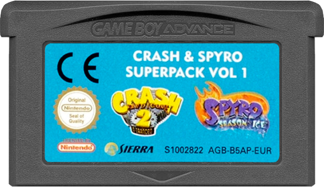 Crash & Spyro Superpack Huge Ad/Season I - GAMEBOY ADVANCE
