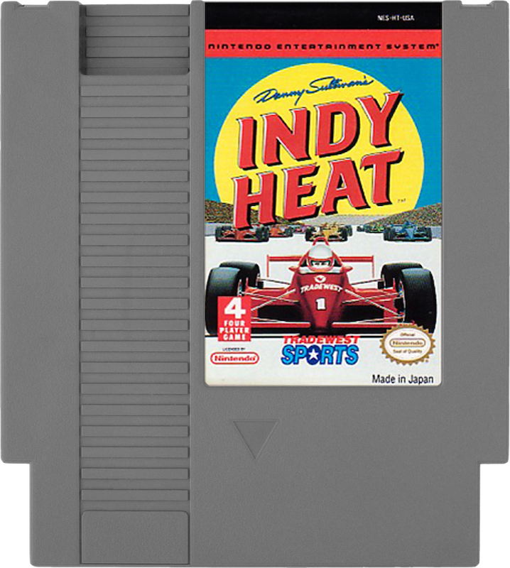 Danny Sullivans Indy Heat - NINTENDO 8 BIT