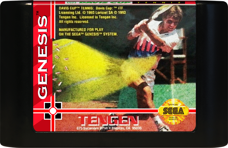 Davis Cup Tennis - SEGA GENESIS