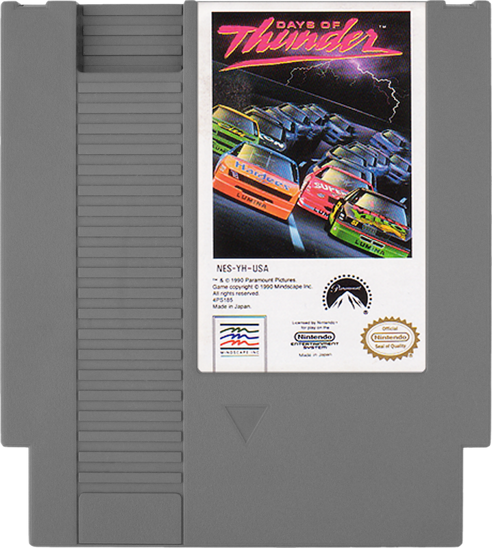 Days of Thunder - NINTENDO 8 BIT