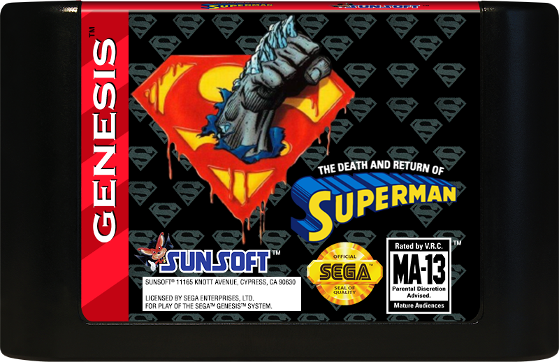 Death and Return Of Superman - SEGA GENESIS