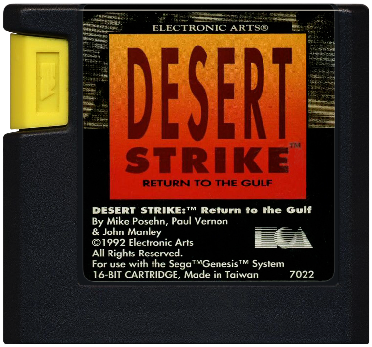 Desert Strike Return To The Gulf - SEGA GENESIS